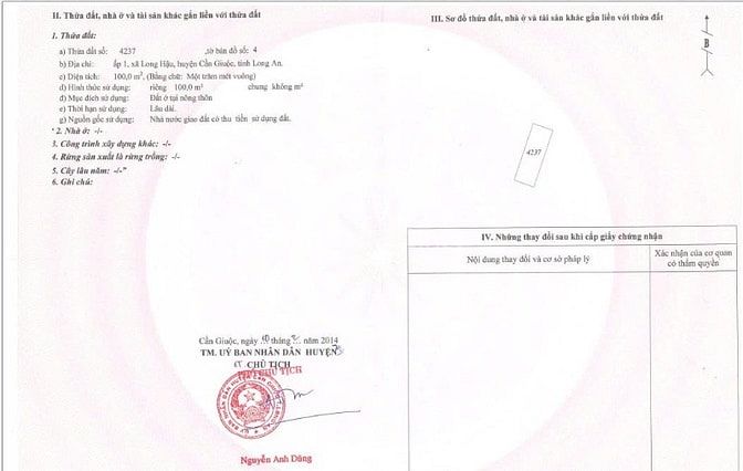 Chính Chủ Bán Nhà Mặt Tiền Ấp 1 (xã Long Hậu, Tỉnh Long An) 