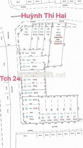 Đất mặt tiền Huỳnh Thị Hai. Gần đường Nguyễn Ảnh Thủ. Vị trí đẹp 