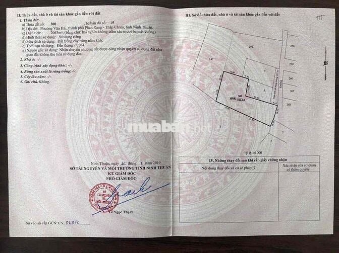 bán gấp đất tháp chàm Ninh Thuận