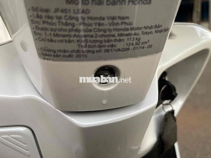Honda Lead 2015 Trắng 23594 km