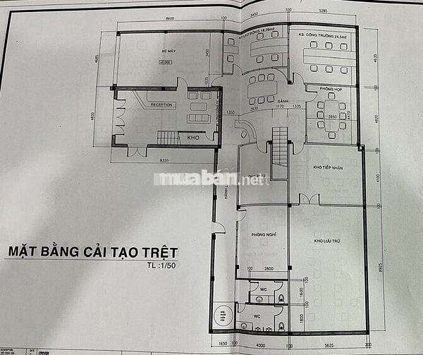 Cho thuê mặt bằng làm ngân hàng ,trường học hoặc văn phòng công ty