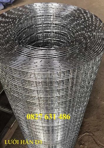 Lưới thép hàn mạ kẽm D1 10x10, Lưới hàn chập d2, Lưới chắn chuột
