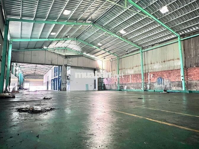 KHO XƯỞNG 1200m² MẶT TIỀN TL10, ĐỨC HÒA ĐÔNG CÓ CẨU TRỤC 10 TẤN