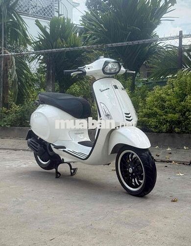 Vespa 125 Abs iget trắng đèn led 2017 Bstp