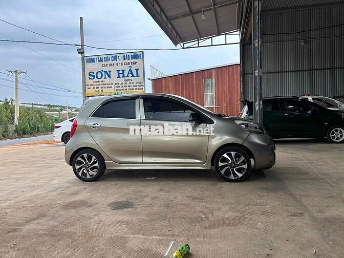 Kia Morning 2016 si ( bản đủ )  Vàng cát Số sàn