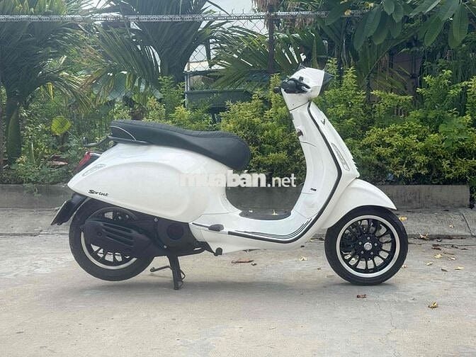 Vespa 125 Abs iget trắng đèn led 2017 Bstp