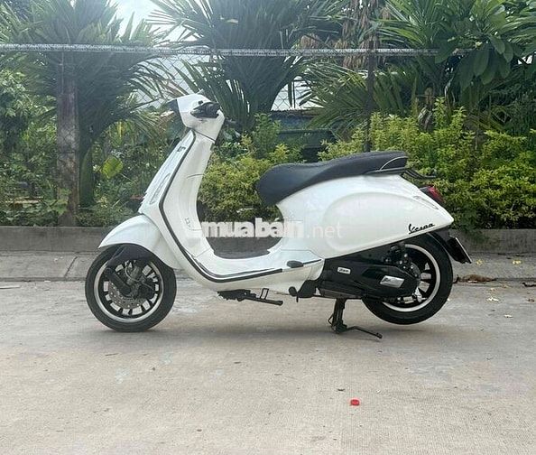 Vespa 125 Abs iget trắng đèn led 2017 Bstp
