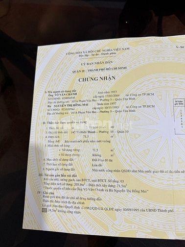 Bán nhà mặt tiền kinh doanh đường Tô Hiến Thành, Phường Hòa Hưng, HCM