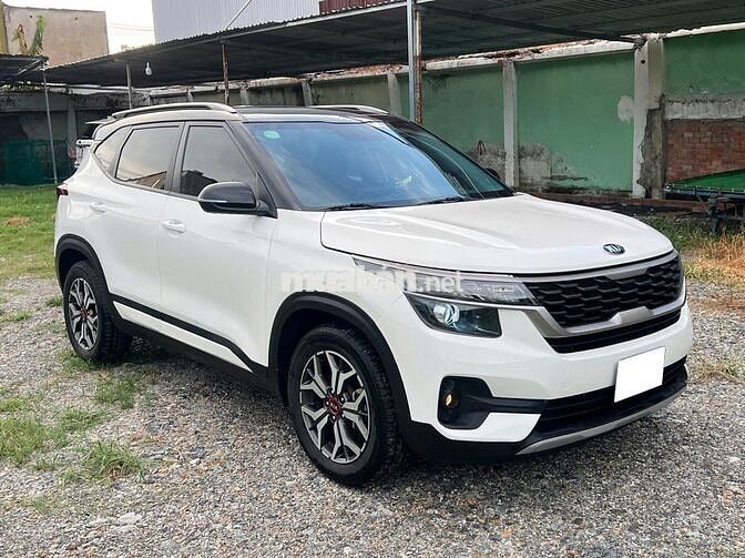 Kia Seltos 1.4 Turbo lăn bánh 2021 Trắng