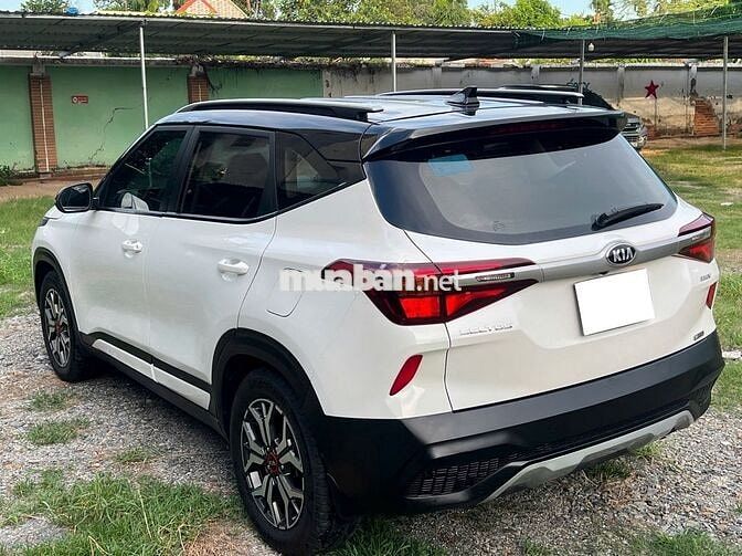 Kia Seltos 1.4 Turbo lăn bánh 2021 Trắng