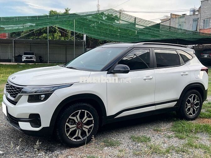 Kia Seltos 1.4 Turbo lăn bánh 2021 Trắng