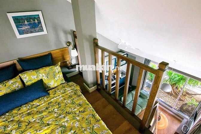 CHDV full nội thất duplex cao không đụng đầu ngay công viên HVT