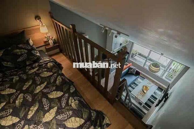 CHDV full nội thất duplex cao không đụng đầu ngay công viên HVT