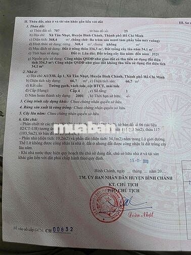 ĐẤT THỔ CƯ MẶT TIỀN THẾ LỮ. BÌNH CHÁNH
