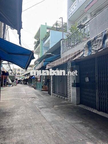 NHÀ MẶT CHỢ KINH DOANH - SẦM UẤT - NGAY ĐƯỜNG HẬU GIANG Q6 72M2 3 TẦNG