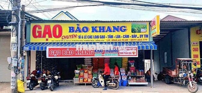 Cho thuê hoặc sang cửa hàng Gạo Bảo Khang ở chợ Thanh Hoá Trảng Dài