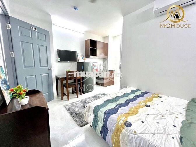 Căn hộ dịch vụ cao cấp cửa sổ lớn bảo vệ 24/7 gần Sân bay 