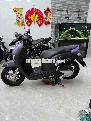 Honda Scoopy mẫu mới Đen tím 4000 km