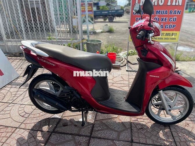 Honda Vision 2015 Đỏ xe đẹp mayw zin biển 95 cccd
