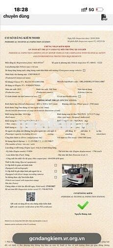 Chevrolet Orlando 2013 Trắng