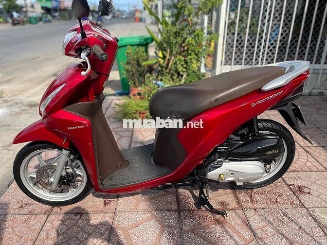 Honda Vision 2015 Đỏ xe đẹp mayw zin biển 95 cccd