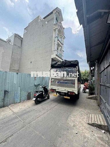Bán Đất Gò Xoài, 75m2, ngang 5x15m, full thổ, hẻm ÔTÔ 6m thông, xây CT