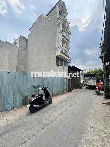 Bán Đất Gò Xoài, 75m2, ngang 5x15m, full thổ, hẻm ÔTÔ 6m thông, xây CT