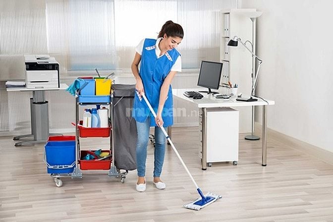 Tuyển gấp 2 Chị : TẠP VỤ, DỌN DẸP VỆ SINH VĂN PHÒNG ( Quận Tân Phú )