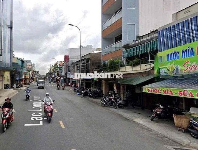 CHO THUÊ NHÀ MẶT TIỀN LẠC LONG QUÂN, TÂN BÌNH (5x15) TRỆT,LẦU,