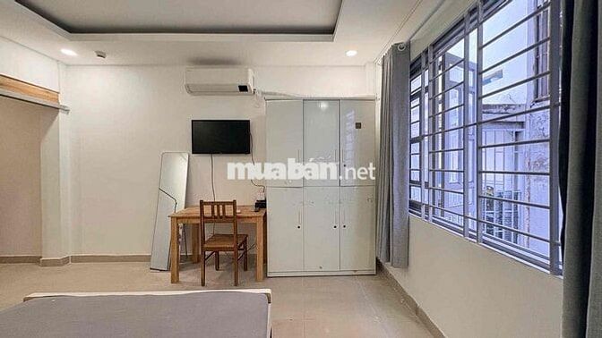 GIẢM 500k/Th STUDIO BAN CÔNG TÁCH BẾP FULL NỘI THẤT NGAY ĐỀ THÁM- Q1