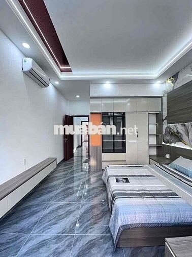 nhà 2 lầu 1 trệt Bình Chuẩn,Thuận An,đầy đủ nội thất,đường 7m