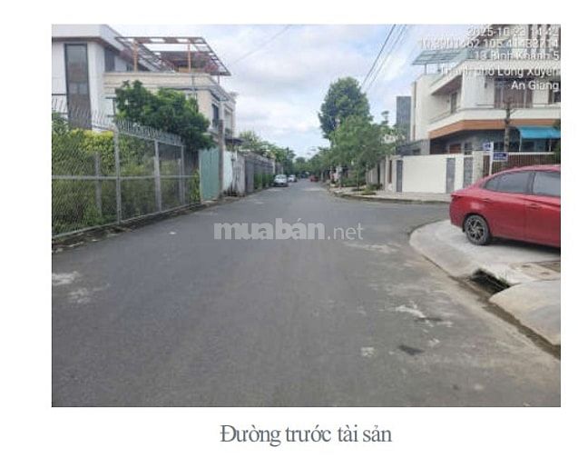 Bán 97,5m2 đất ODT tại P. Bình Khánh, Long Xuyên, An Giang