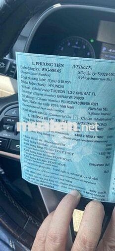 Hyundai Tucson 2.0 2019 Đen 86000 km