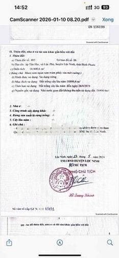 bán đất lộc ninh 1,8 ha có hơn 1000 cây cao su đang thu