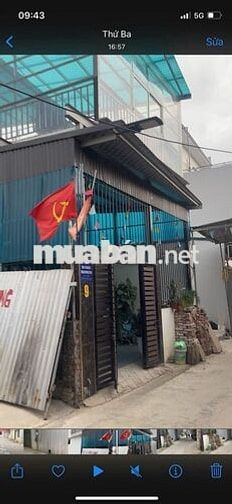 Bán nhà ngõ thông oto tránh nhau giá 75tr/m hoài đức