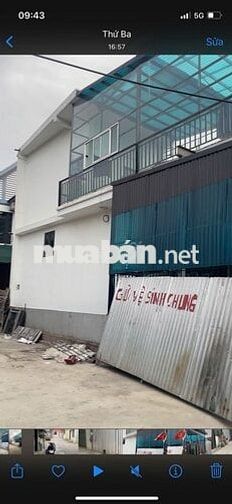 Bán nhà ngõ thông oto tránh nhau giá 75tr/m hoài đức