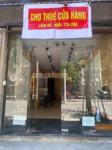Cho thuê cửa hàng mặt phố Chùa Bộc, Đống Đa, Hà Nội