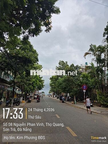 Giá tốt, đất Nguyễn Phan Vinh gần biển 100m, DT 110m2,MT 6m,Vị trí đẹp