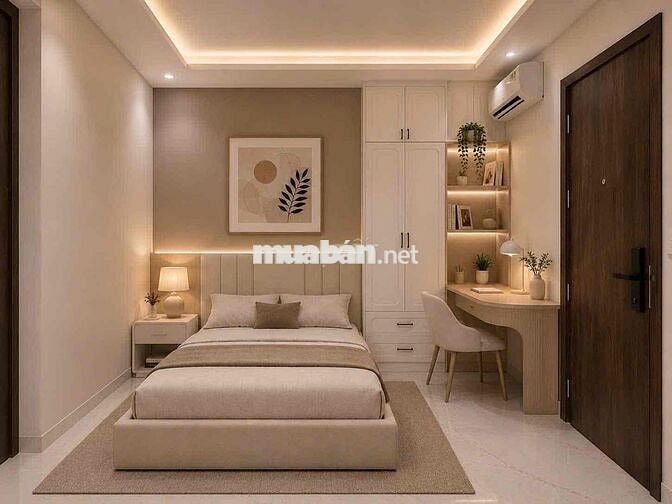 PHÒNG NGỦ ĐẦY ĐỦ NỘI THẤT MỚI NGAY NGUYỄN VĂN NGHI