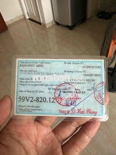 Honda SH 2008 màu Đỏ