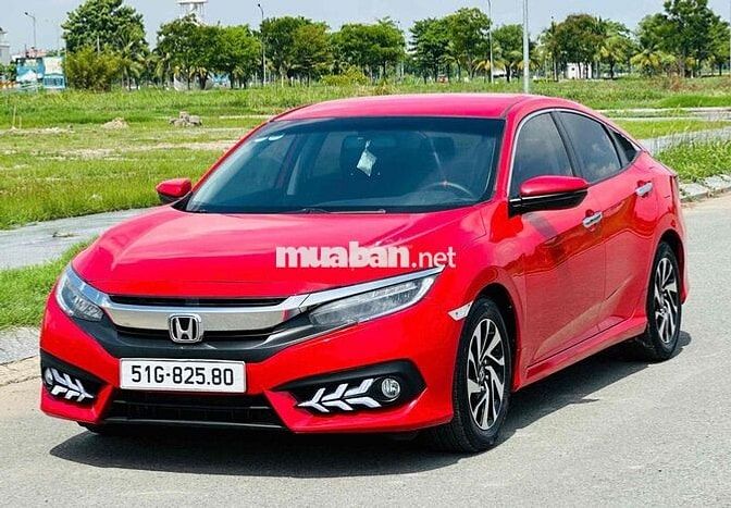Honda Civic 2018 1.8E 80000 km Đỏ