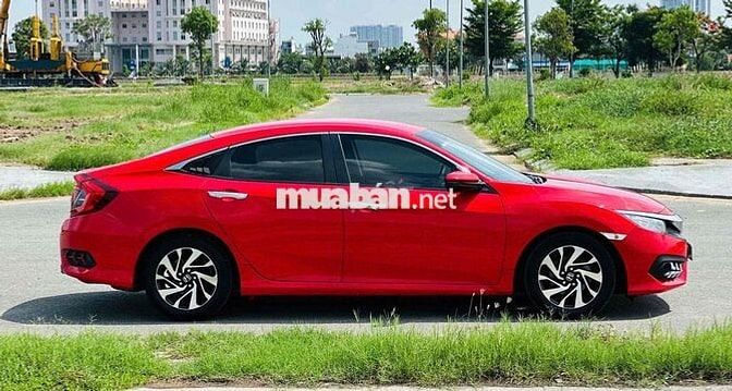 Honda Civic 2018 1.8E 80000 km Đỏ