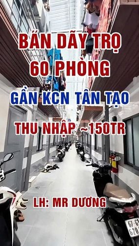 Cần bán 2 dãy trọ 113 phòng gần KCN Tân Tạo