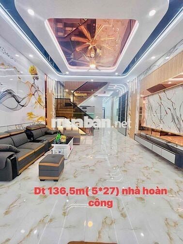 NHÀ RIÊNG 136,5m2 - TÂN VĨNH HIỆP - MẶT TIỀN KINH DOANH - vào ở ngay