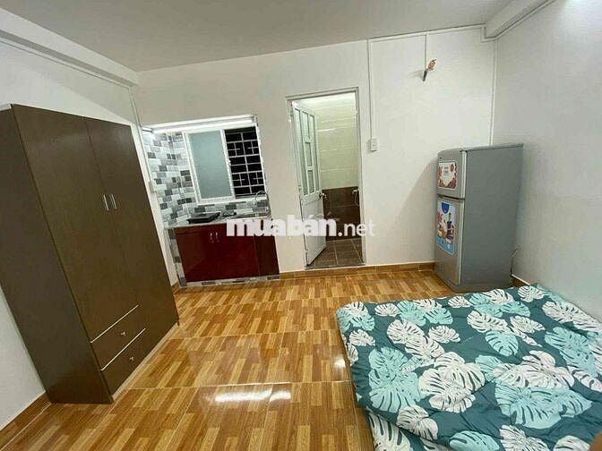Phòng Dương Bá Trạc Full nội thất giá 4tr siêu sach đẹp ngay chân cầu