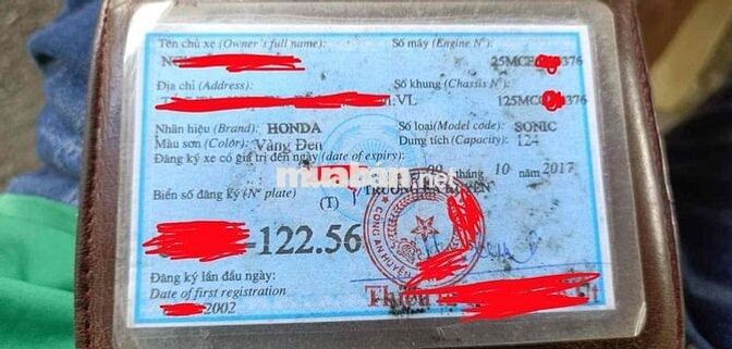 Honda Sonic 125 HQCN 2002