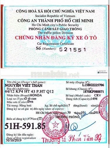 Honda CRV-L 2019 Đen 45.000km nhập khẩu, gia đình