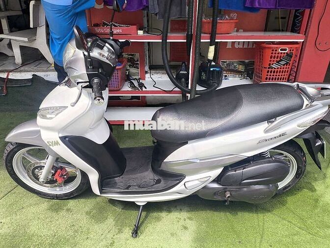 SYM Shark Trắng bạc