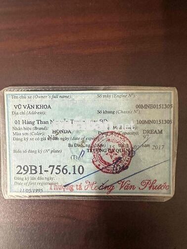 Honda Dream 1995 Đen trắng