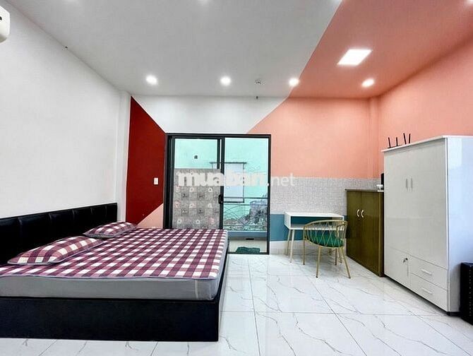 Cho thuê căn hộ 50m2 mặt tiền đường Lê Văn Quới, tiện nghi, an ninh